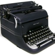 Antique Black Typewriter