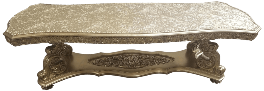 Victorian Gold Coffee Table | Uniquely Chic Vintage Rentals