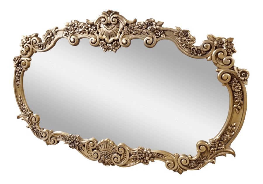 Ornate French Oval Mirror | Uniquely Chic Vintage Rentals