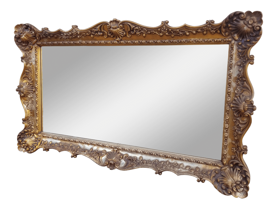 Hollywood Regency Rectangle Mirror | Uniquely Chic Vintage Rentals