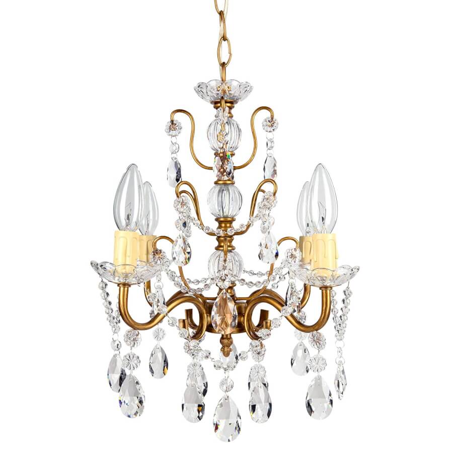 Gold & Crystal Chandelier | Uniquely Chic Vintage Rentals