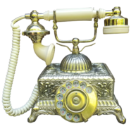 Victorian Gold Telephone