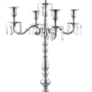 Silver Crystal Candelabras