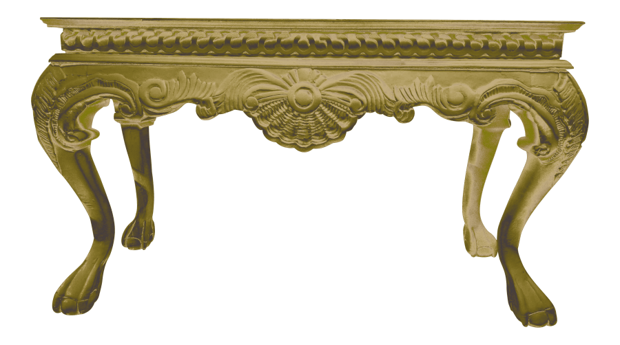 Italian Baroque Gold Table | Uniquely Chic Vintage Rentals