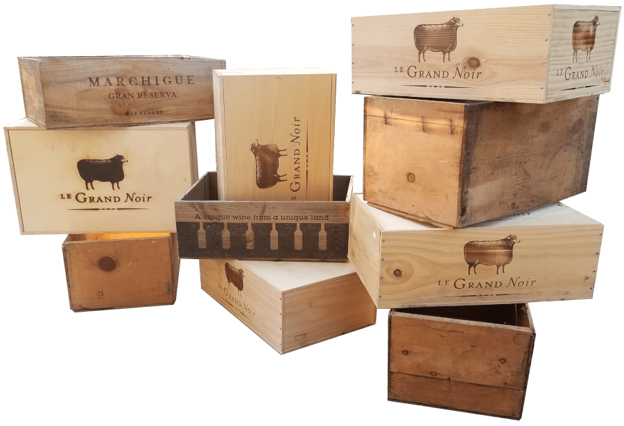 Miscellaneous Wine Crates | Uniquely Chic Vintage Rentals