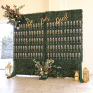 Champagne Boxwood Wall