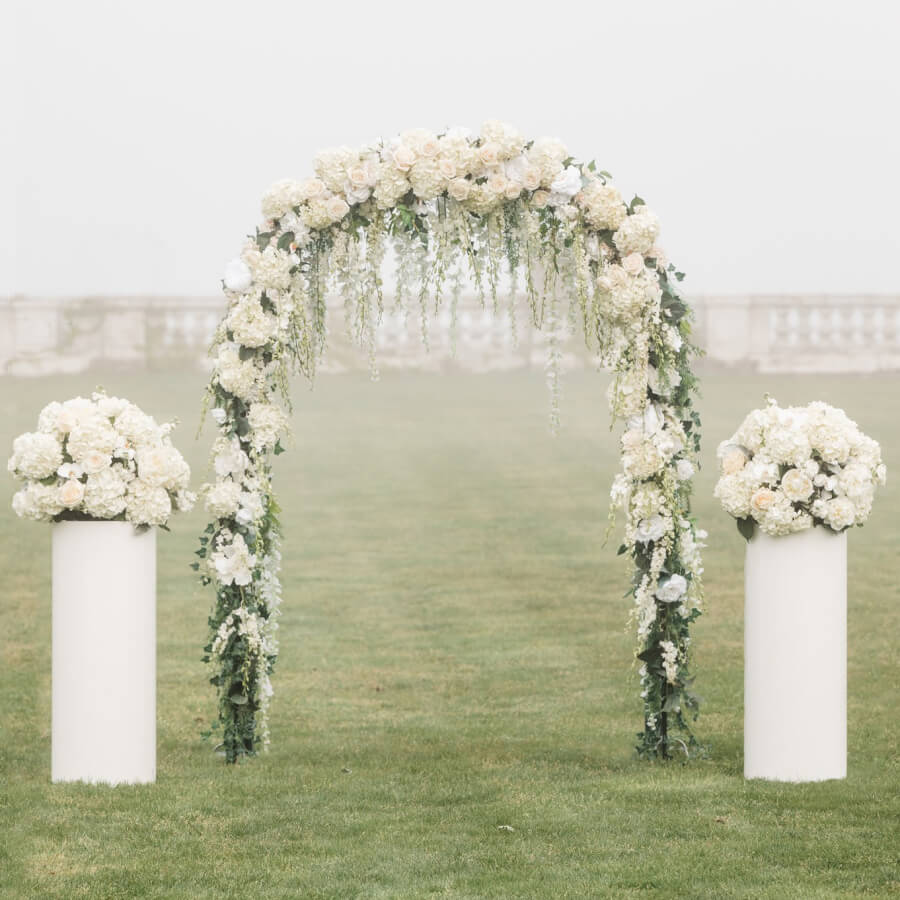 White Floral Arch