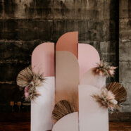 Geometric Arches Backdrop