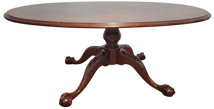 Mahogany Vintage Coffee Table | Uniquely Chic Vintage Rentals