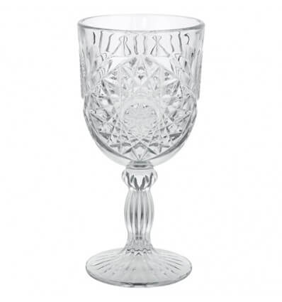 Crystal Clear Glass Goblets