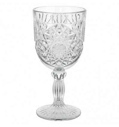 Crystal Clear Glass Goblets