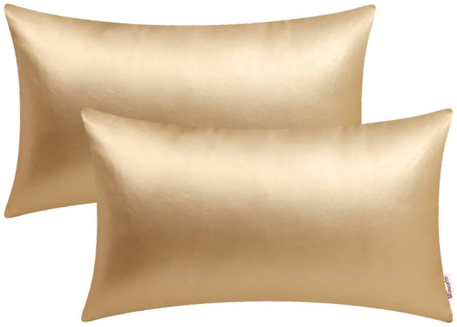 Gold Lumbar Accent Pillows