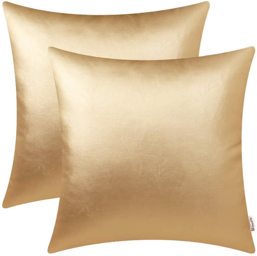 Gold Accent Throw Pillows