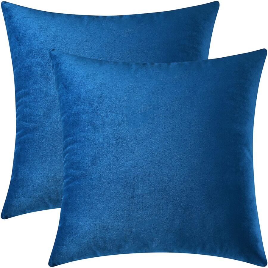 Royal Blue Accent Pillows