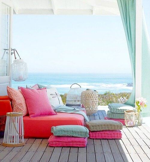 Ottomans, Poufs, Pillows, and Rugs