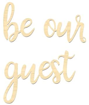 Be Our Guest Sign