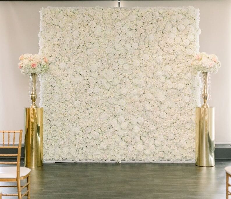 White Flower Wall
