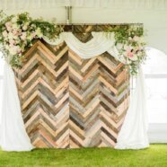 Chevron Wood Wall