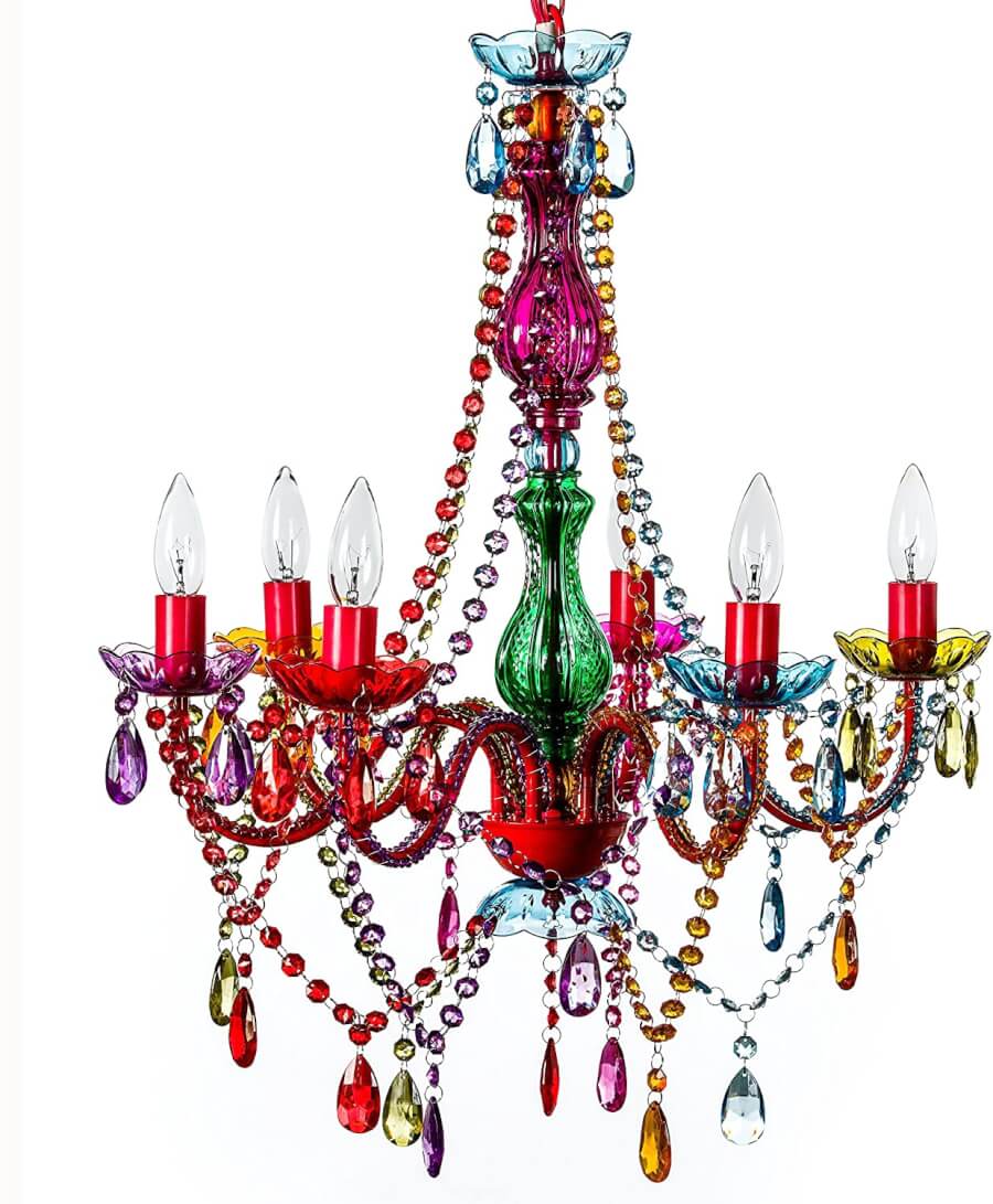 Multicolored Chandelier