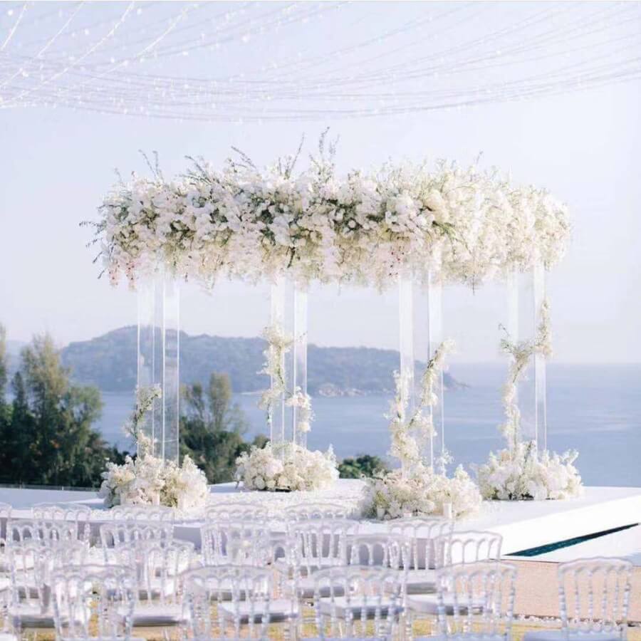 Clear Lucite Chuppah