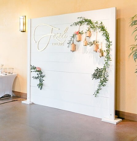 White Shiplap Wall