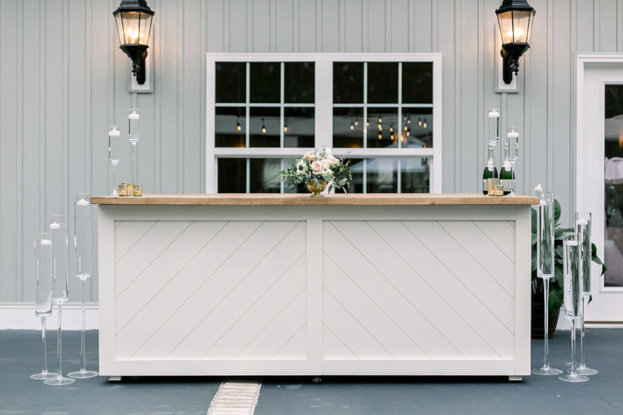 White Shiplap Bar