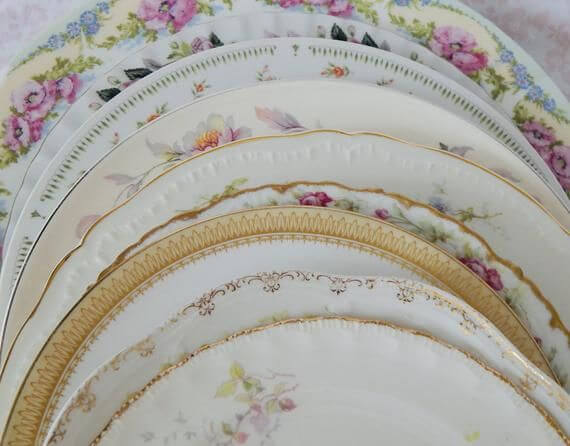 Vintage Salad/Appetizer Plates