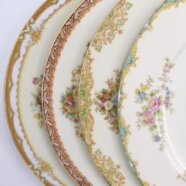 Vintage Mismatched Dinner Plates