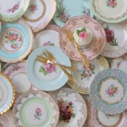 Vintage Mismatched Dessert Plates