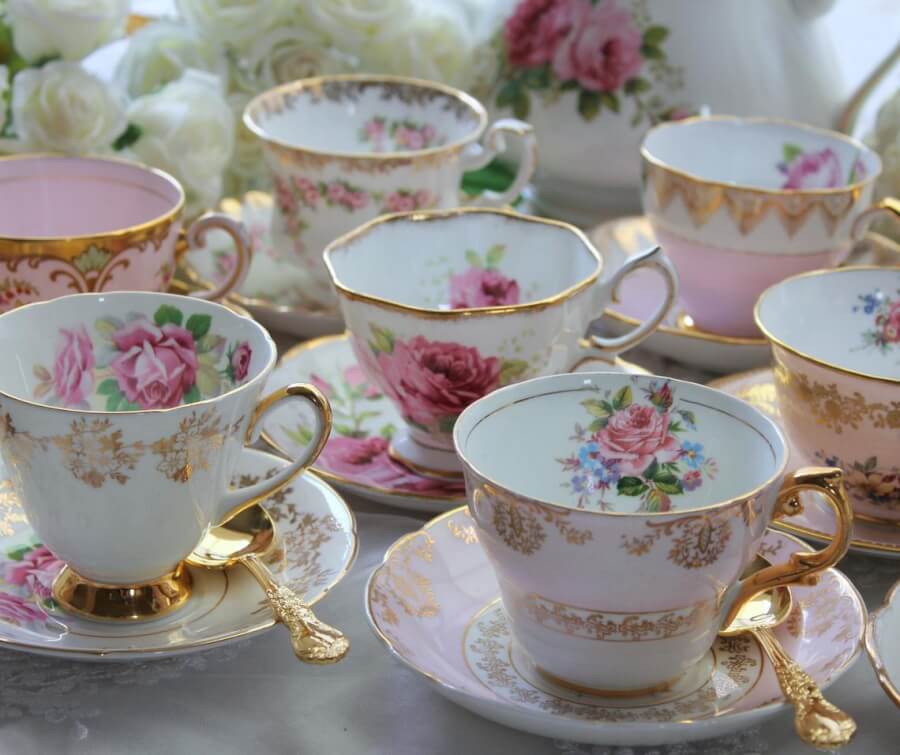 Vintage Teacups & Saucers