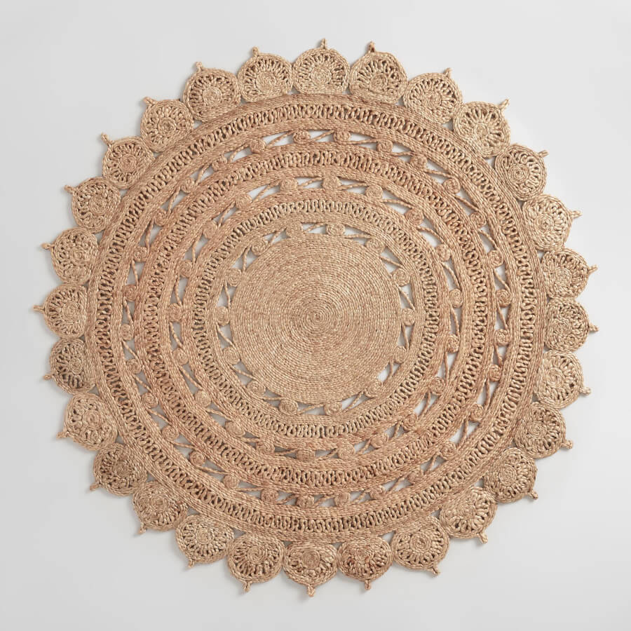 Boho Woven Area Rug