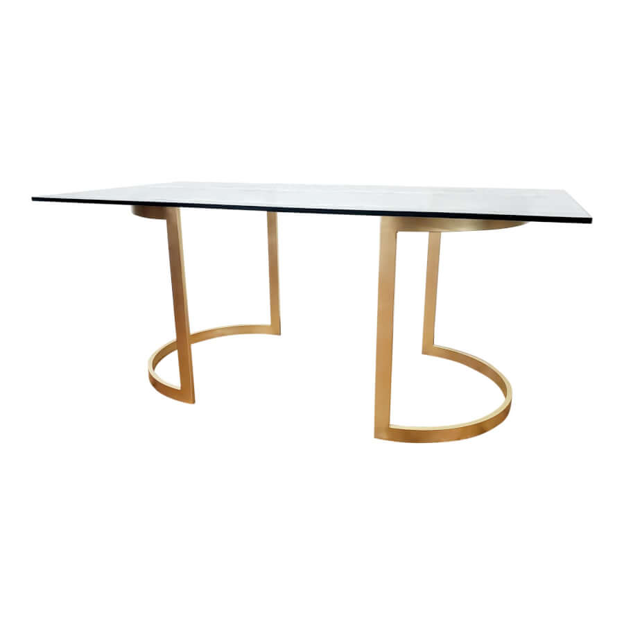 MOD Gold & Glass Sweetheart Table
