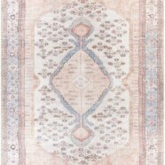 Boho Blush & Blue Rug