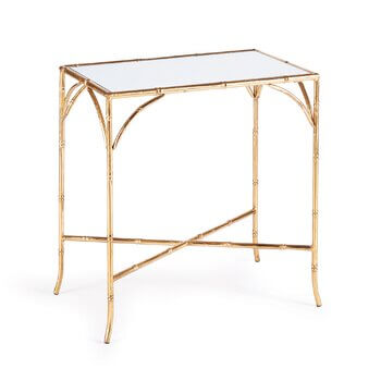 Gold Bamboo End Tables