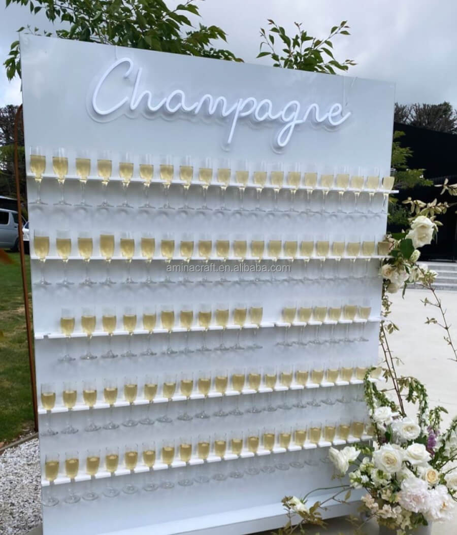 Classic White Champagne Wall