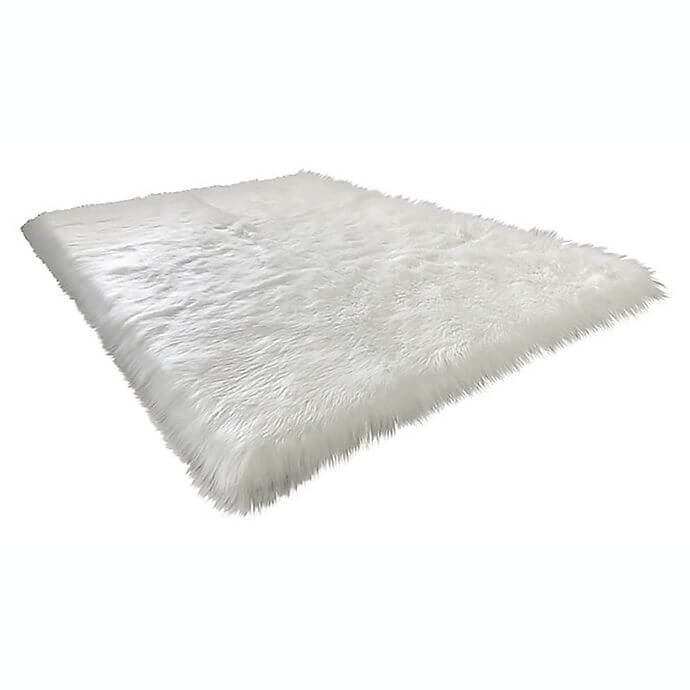 MOD White Fur Rug