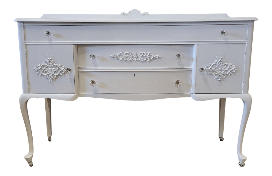 French White Server Table
