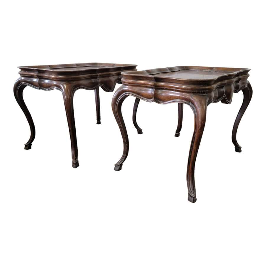 French Mahogany Side Tables