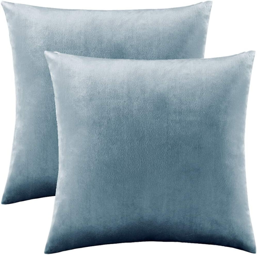Dusty Blue Accent Pillows