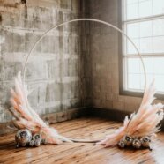 Wedding Chicks | A Pink Disco Daydream In An Industrial Space
