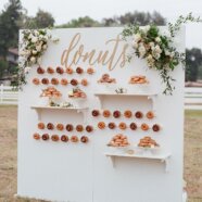 White Dessert, Favor & Display Wall