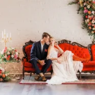 Glittery Bride | Strawberry Fields Forever Wedding