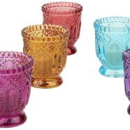 Jewel Glass Tealight Votives