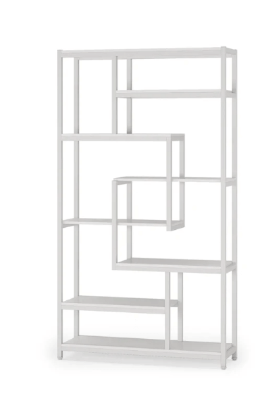 White Etagere Back Bar & Display Shelves