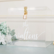 Acrylic Clear Card Box