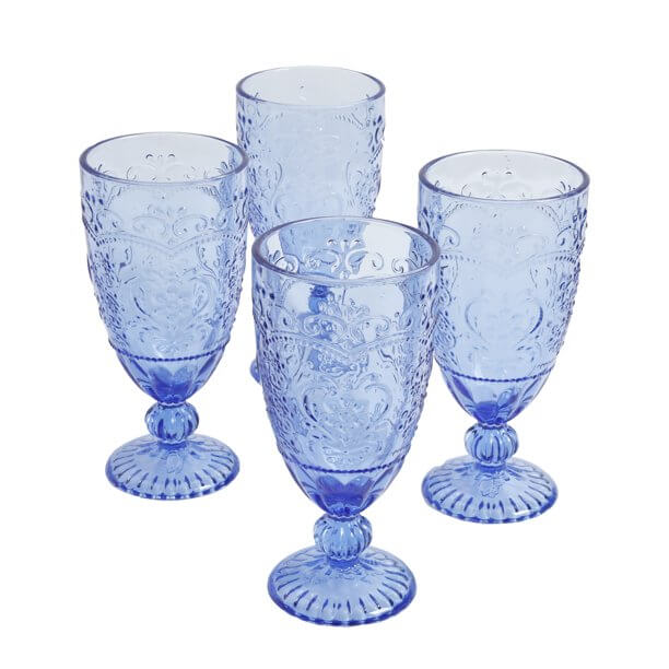 Cobalt Blue Glass Goblets