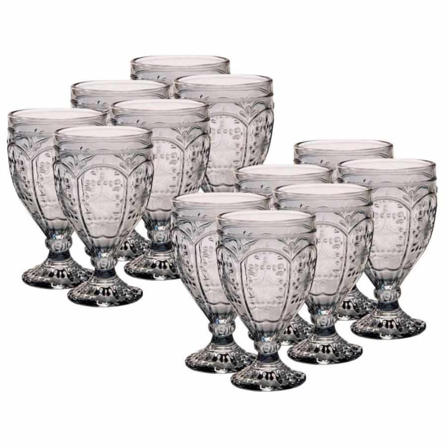 Smoke Glass Goblets