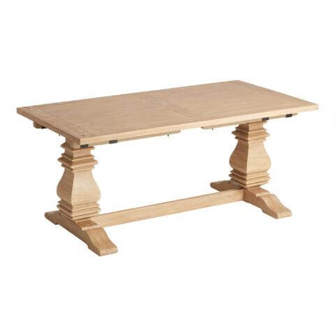 Natural Pedestal Dining Table