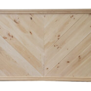 Natural Wood Chevron Bar