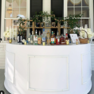 Round White Cocktail Bars